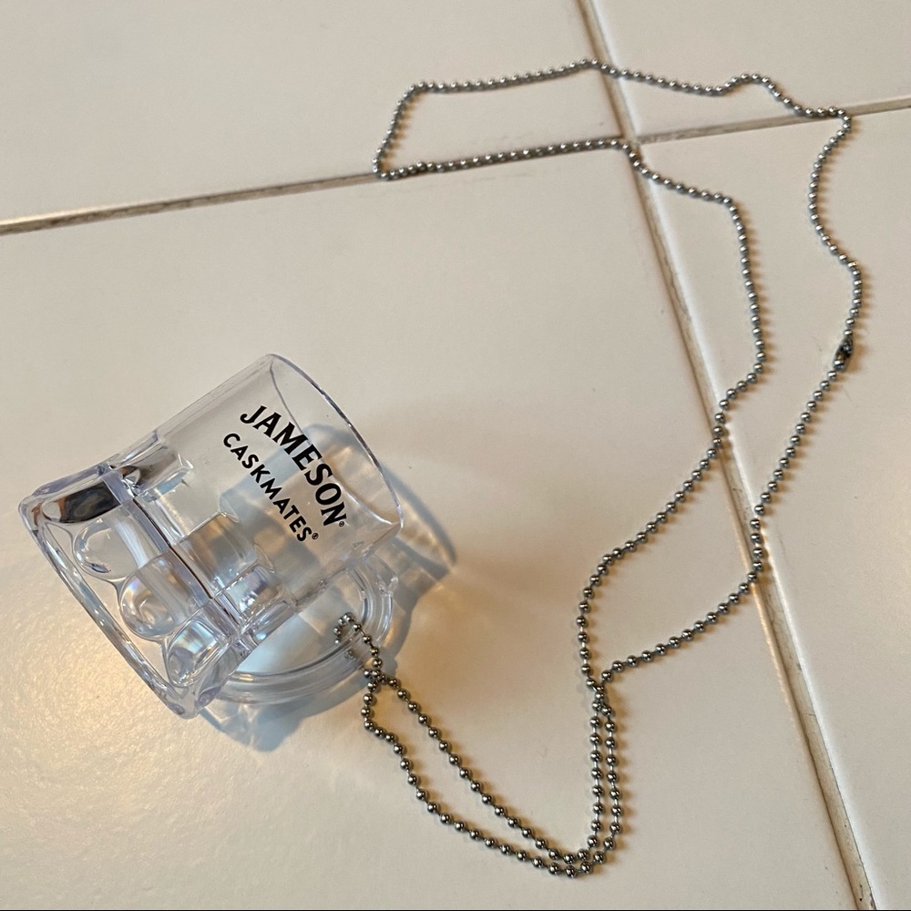 Rare Jameson Caskmates Shot Mug Necklace - Picture 1 of 6